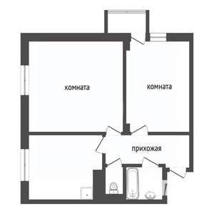 2-к квартира, вторичка, 60м2, 22/25 этаж