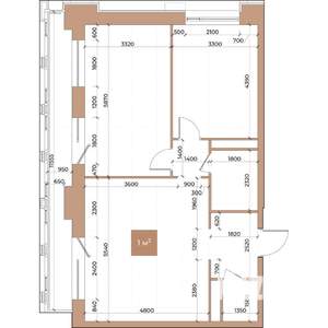 2-к квартира, строящийся дом, 75м2, 8/24 этаж