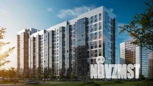 2-к квартира, строящийся дом, 44м2, 14/19 этаж