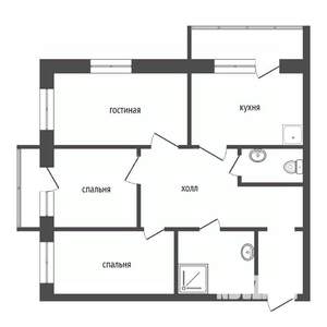 3-к квартира, вторичка, 103м2, 10/24 этаж