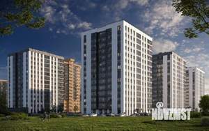1-к квартира, строящийся дом, 64м2, 3/16 этаж