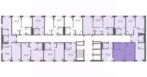 2-к квартира, вторичка, 42м2, 8/17 этаж