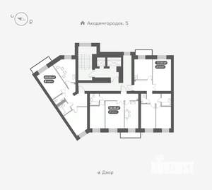 2-к квартира, вторичка, 58м2, 8/15 этаж