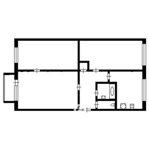 3-к квартира, вторичка, 62м2, 2/5 этаж