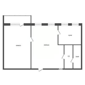 2-к квартира, вторичка, 72м2, 1/9 этаж