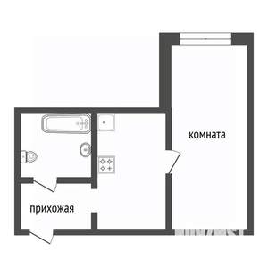 1-к квартира, вторичка, 31м2, 1/13 этаж