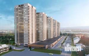 2-к квартира, строящийся дом, 57м2, 18/25 этаж