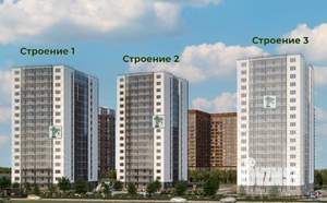 1-к квартира, строящийся дом, 42м2, 7/17 этаж