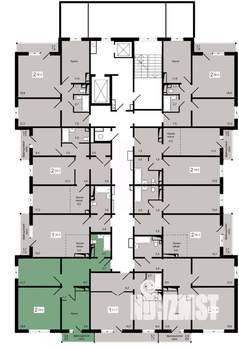 2-к квартира, вторичка, 58м2, 4/17 этаж