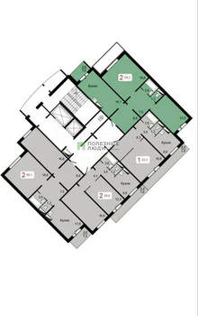 2-к квартира, вторичка, 67м2, 10/16 этаж