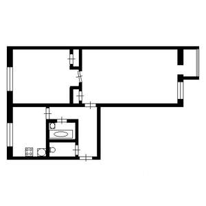 2-к квартира, вторичка, 47м2, 4/5 этаж
