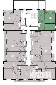 2-к квартира, вторичка, 56м2, 14/17 этаж