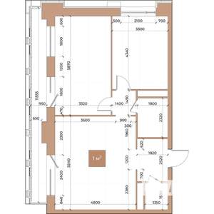 2-к квартира, строящийся дом, 75м2, 2/24 этаж