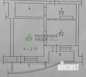 1-к квартира, вторичка, 36м2, 12/17 этаж