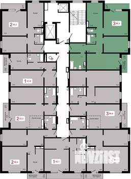 3-к квартира, вторичка, 86м2, 7/17 этаж