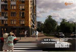 3-к квартира, строящийся дом, 63м2, 10/17 этаж