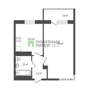 1-к квартира, вторичка, 36м2, 23/24 этаж