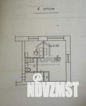 1-к квартира, вторичка, 30м2, 4/5 этаж