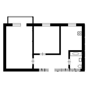 2-к квартира, вторичка, 52м2, 8/9 этаж