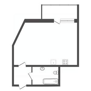 Студия квартира, вторичка, 23м2, 20/24 этаж