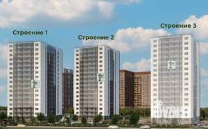 1-к квартира, строящийся дом, 38м2, 9/17 этаж