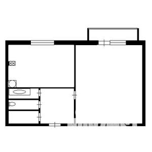 1-к квартира, вторичка, 36м2, 1/5 этаж