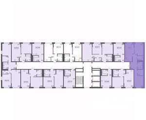 3-к квартира, вторичка, 65м2, 9/17 этаж