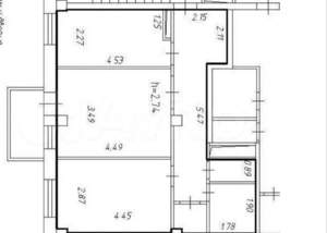 2-к квартира, вторичка, 56м2, 3/10 этаж