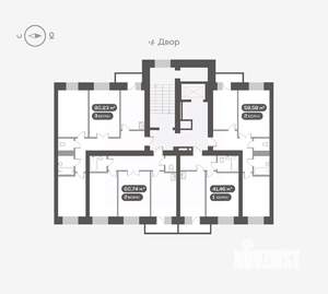2-к квартира, вторичка, 61м2, 8/16 этаж