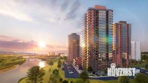 1-к квартира, строящийся дом, 49м2, 9/23 этаж