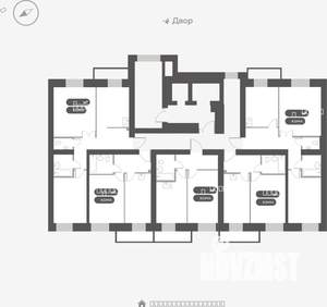 2-к квартира, вторичка, 63м2, 5/15 этаж