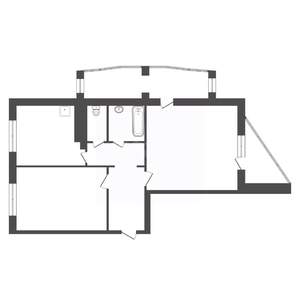 2-к квартира, вторичка, 62м2, 7/17 этаж