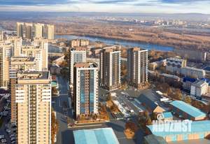 2-к квартира, строящийся дом, 55м2, 15/19 этаж