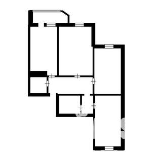 3-к квартира, вторичка, 92м2, 2/10 этаж