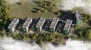 1-к квартира, строящийся дом, 50м2, 3/8 этаж