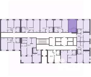 1-к квартира, вторичка, 23м2, 6/17 этаж