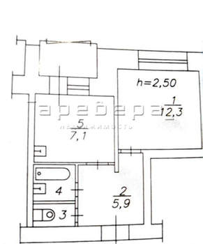 1-к квартира, вторичка, 28м2, 7/9 этаж