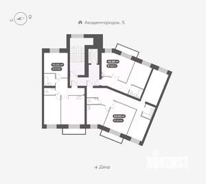 3-к квартира, вторичка, 72м2, 3/15 этаж