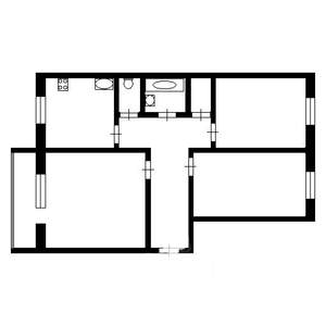 3-к квартира, вторичка, 68м2, 6/9 этаж