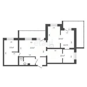 3-к квартира, вторичка, 108м2, 7/10 этаж