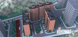 1-к квартира, строящийся дом, 29м2, 13/19 этаж