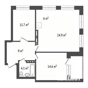 3-к квартира, вторичка, 70м2, 14/19 этаж