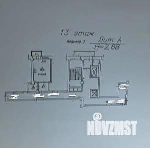 Студия квартира, вторичка, 28м2, 13/17 этаж