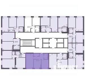 3-к квартира, вторичка, 54м2, 8/17 этаж