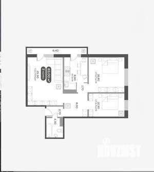 3-к квартира, сданный дом, 83м2, 9/17 этаж