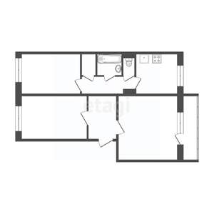 3-к квартира, вторичка, 65м2, 9/9 этаж