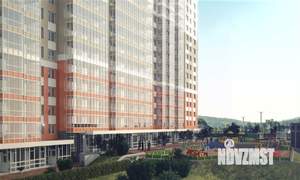 2-к квартира, строящийся дом, 51м2, 22/26 этаж