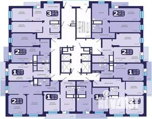 2-к квартира, строящийся дом, 62м2, 21/25 этаж