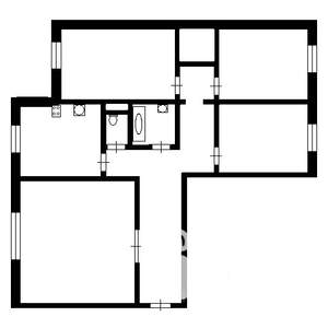 4-к квартира, вторичка, 80м2, 6/16 этаж