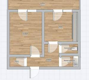 1-к квартира, вторичка, 33м2, 8/10 этаж